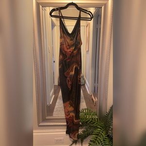Icon swim sheet maxi dress cover up sz S (#1024)